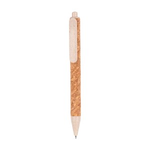 EgotierPro 50014 - Cork Body Pen with Wheat Fiber Parts SWEDEN Natural