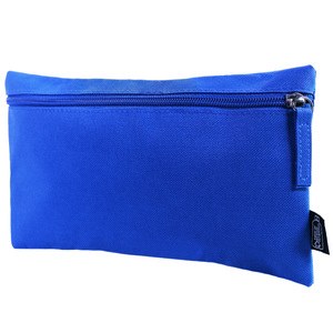 EgotierPro 50047 - RPET 600D Multipurpose Bag with Zip WORLD Blue