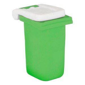 EgotierPro 50071 - Colorful Garbage Bin-Shaped Eraser CONTAINER Green