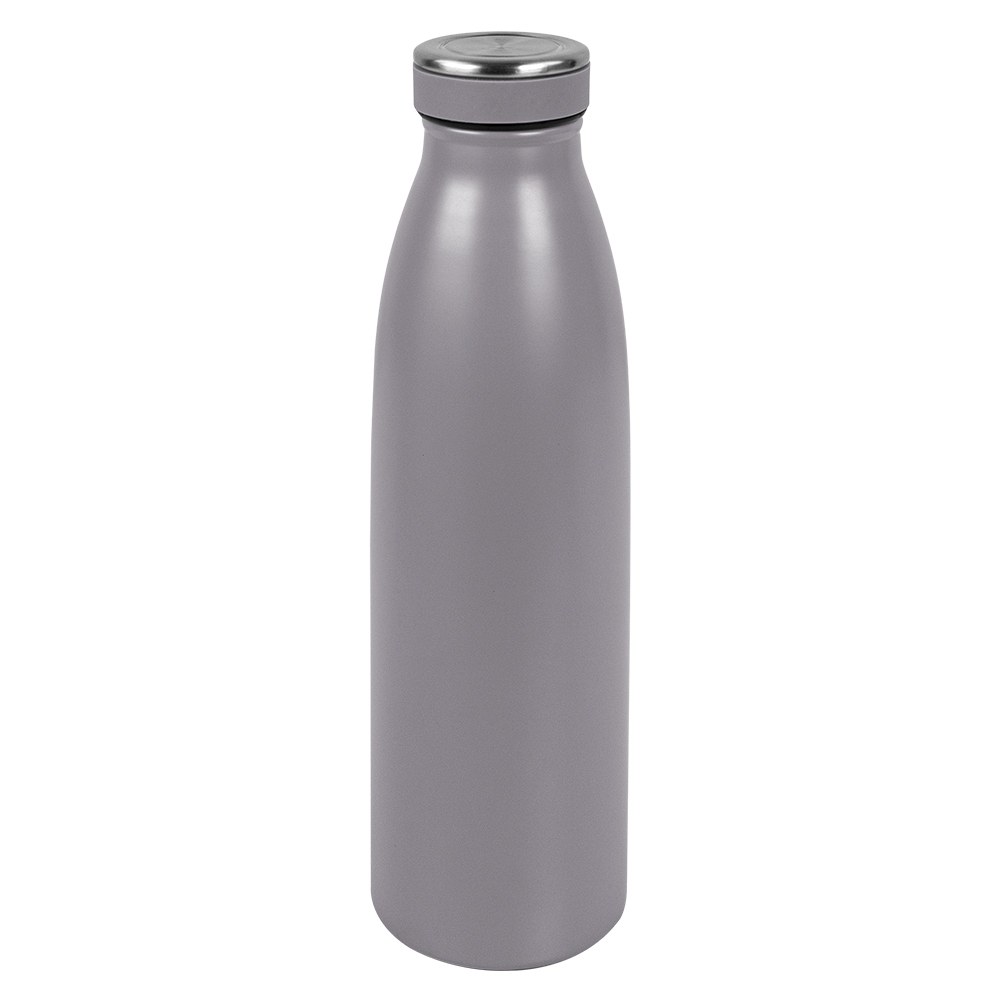 EgotierPro 52029 - Double Wall 500ml Bottle with Rubber Cap