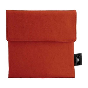 EgotierPro 52028 - RPET Sandwich Case with Velcro, PEVA CLUB Red
