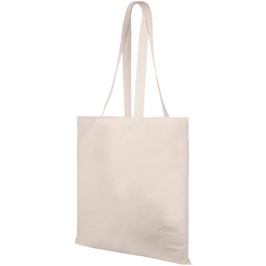 EgotierPro 52568 - Cotton-Polyester Blend Bag with 70cm Handles ISLAY