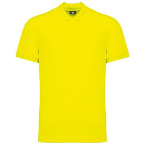 WK. Designed To Work WK208 - Unisex eco-friendly polycotton poloshirt Fluorescent Yellow