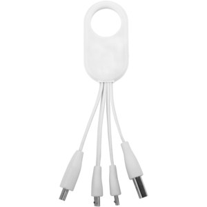 GiftRetail 134214 - Troup 4-in-1 charging cable with type-C tip