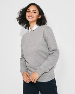 Roly SU1071 - BATIAN Unisex sweater in organic combed cotton and recycled polyester