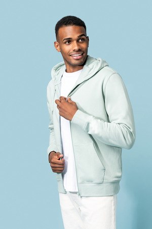 Kariban K4030 - Mens eco-friendly zip-through hoodie