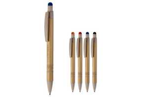 TopPoint LT87282 - Ball pen bamboo and wheatstraw with stylus
