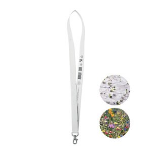 GiftRetail MO6906 - LANSEE Seed paper lanyard w/hook