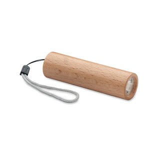 GiftRetail MO2137 - LITE Beech wood rechargeable torch