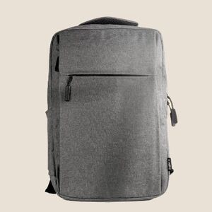 EgotierPro 50029 - RPET Material Backpack with Laptop Compartment CHUCK