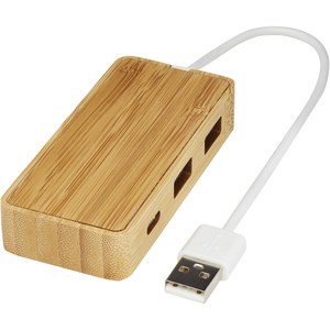 GiftRetail 124306 - Tapas bamboo USB hub
