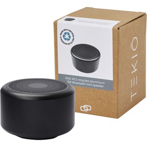 Tekiō® 124353 - Rise 3W RCS recycled aluminium Bluetooth® mini speaker 